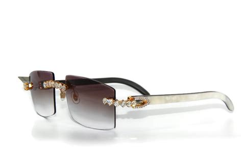 cartier buffalo horn rimless